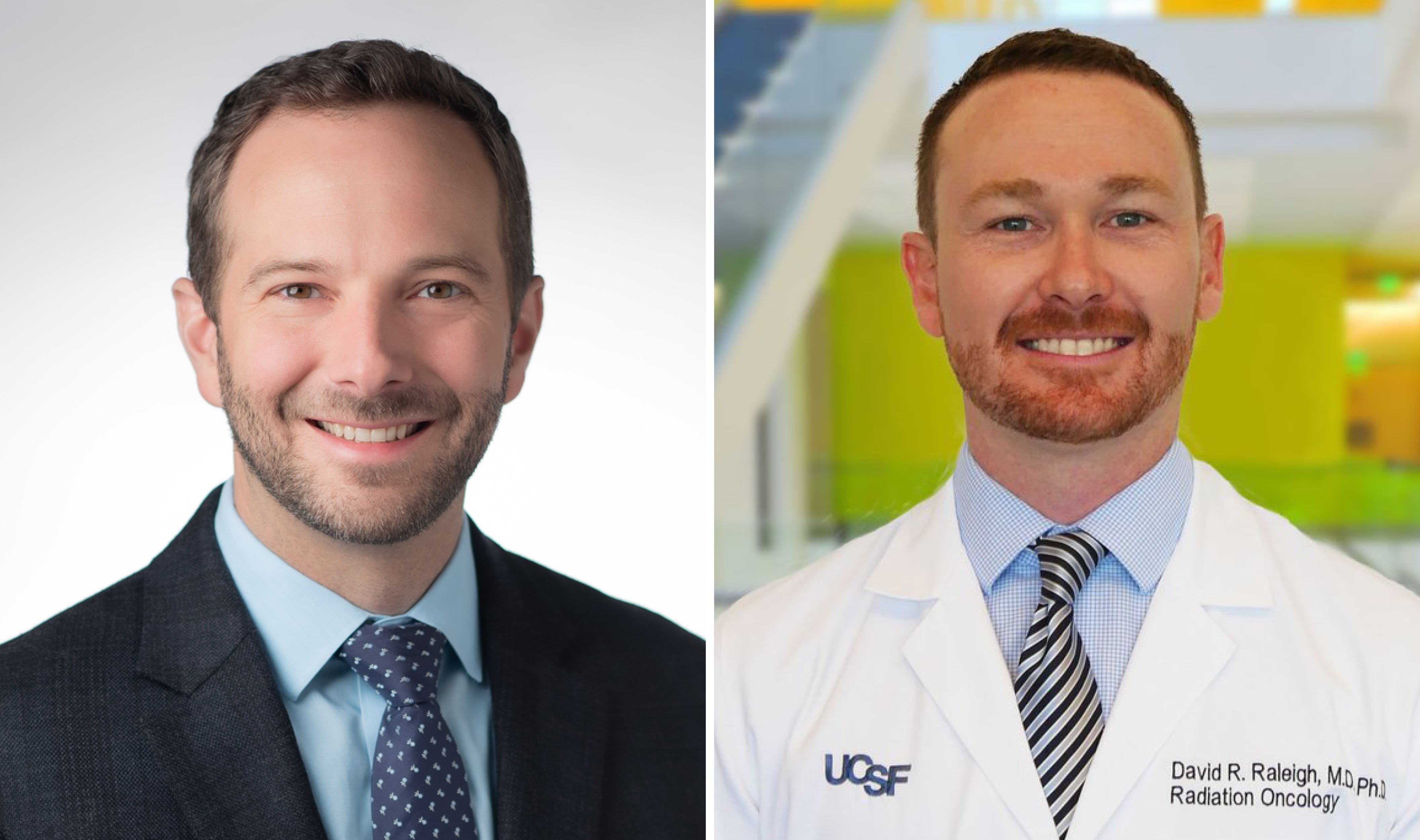 Stephen Magill, MD, PhD (left) and David Raleigh, MD, PhD (right)