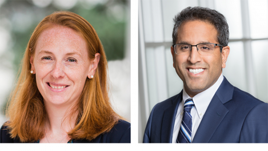 Nancy Ann Oberheim Bush, MD, PhD, and Vinai Gondi, MD, ABTA 2022 National Conference co-chairs