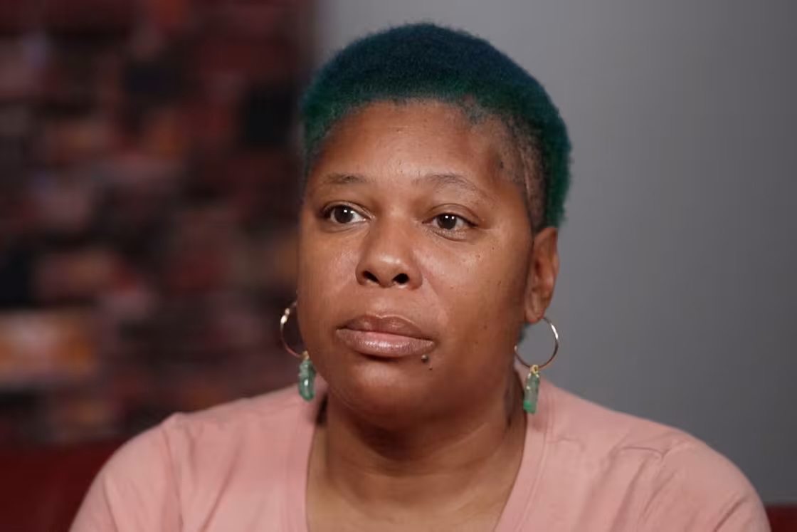 Robin Phillip, one of the patients in the lawsuit against Pfizer (Image credit: NBC News).