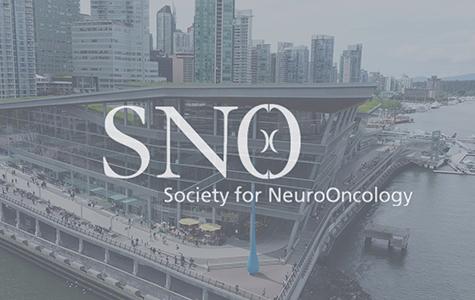 The Society for Neuro-Oncology logo over a background image of the Convention Centre in Vancouver
